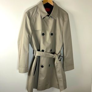 HUGO - Modern Belted Trench - 38R - khaki color